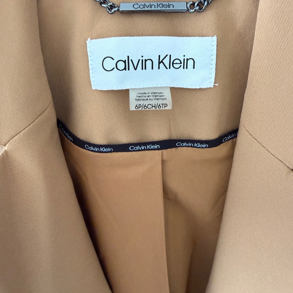 Calvin Klein Camel Blazer new with tags